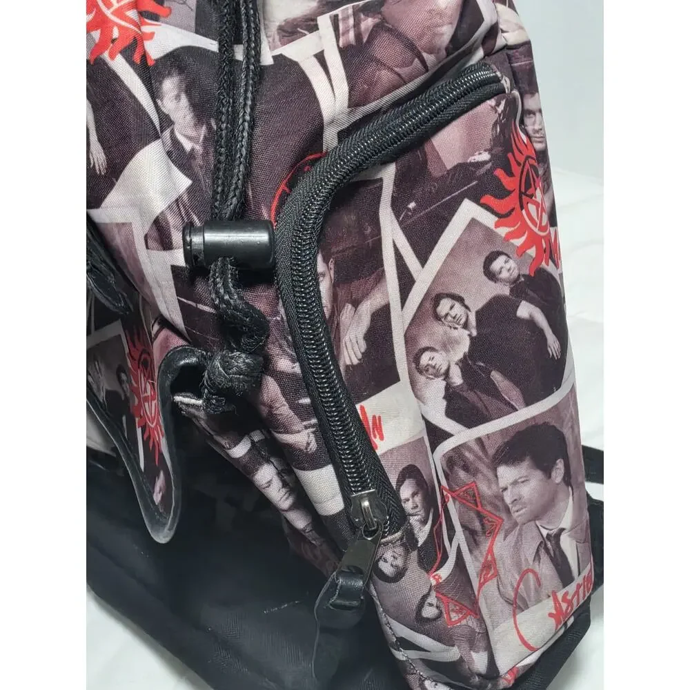 Supernatural SlouC Castiel Dean Backpack Join The Hunt Hot Topic Y2k Vtg Retired